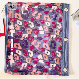 Poly Zipper Binder Pocket Pouch